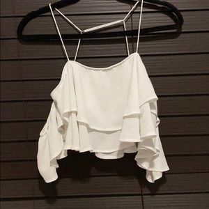 White Crop Top